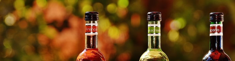 Repurpose wine bottles