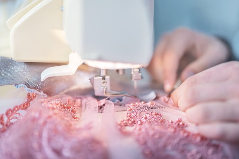 Sewing fabric scraps